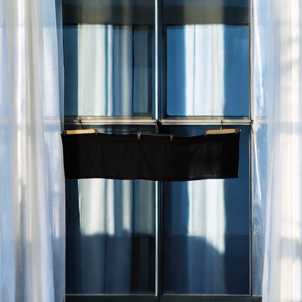 Mainstays Black Curtain‎ Topper